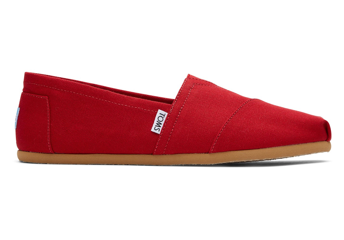 Toms Espadryle Męskie Czerwone - Alpargata Płócienne - 01BRHSYCE